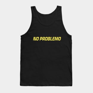 No Problemo Simple Yellow Tank Top